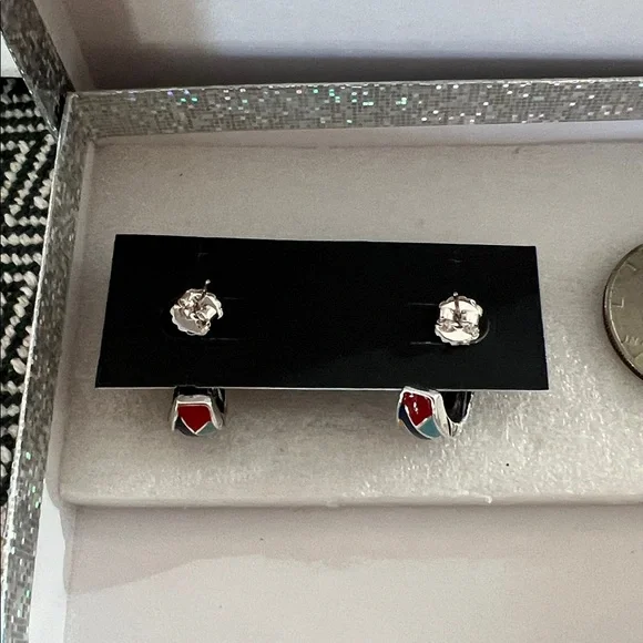 Fashion Jewelry Half Moon Aztec Earrings - Picture 4 of 4